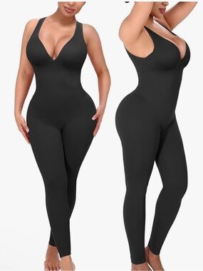 SHAPELLX Tummy Control Workout Jumpsuits